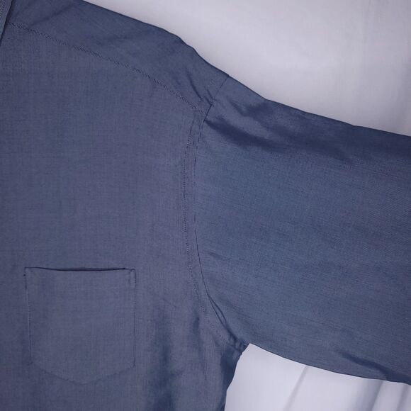 Ted Baker Dress Shirt Mens 4 Blue - Picture 4 of 11